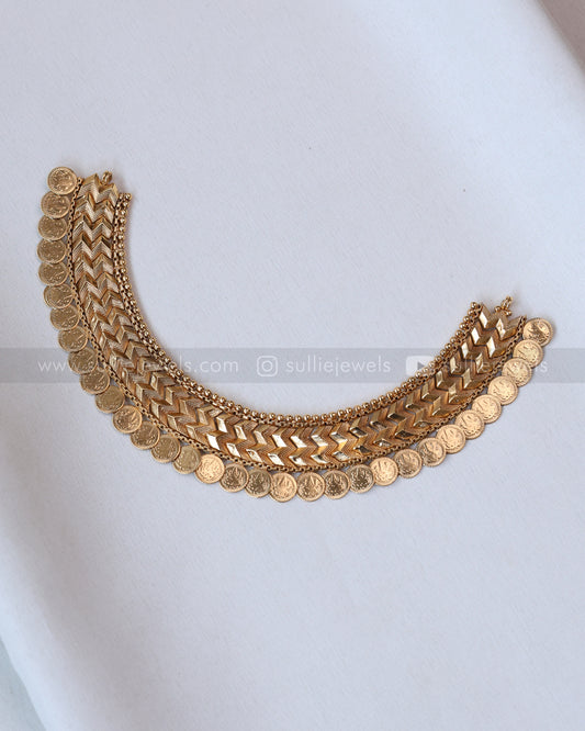 3792 - Sullie Basic - Coin Designer Necklace with Stud
