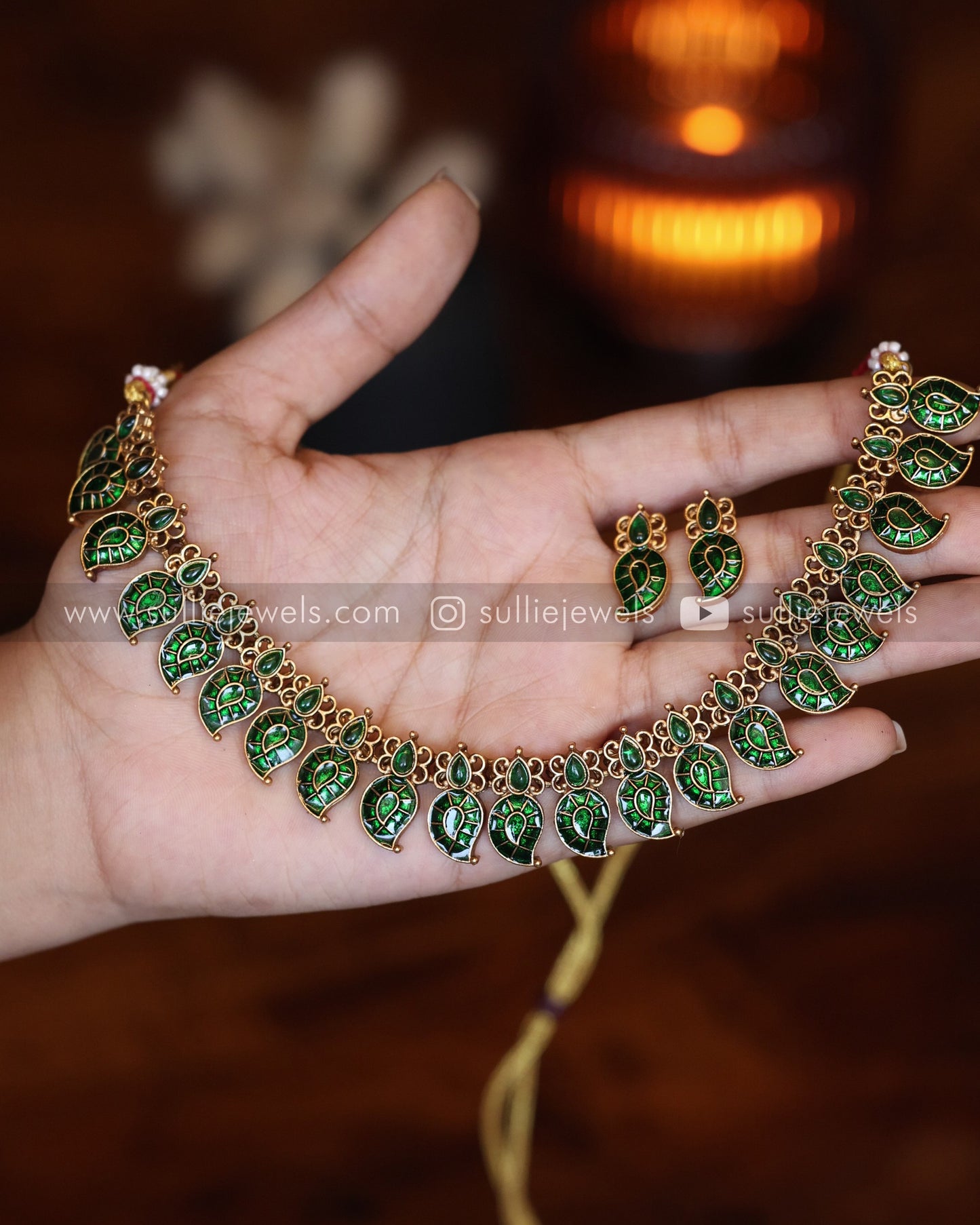 Palakka Mango Necklace / Maanga Maala Set