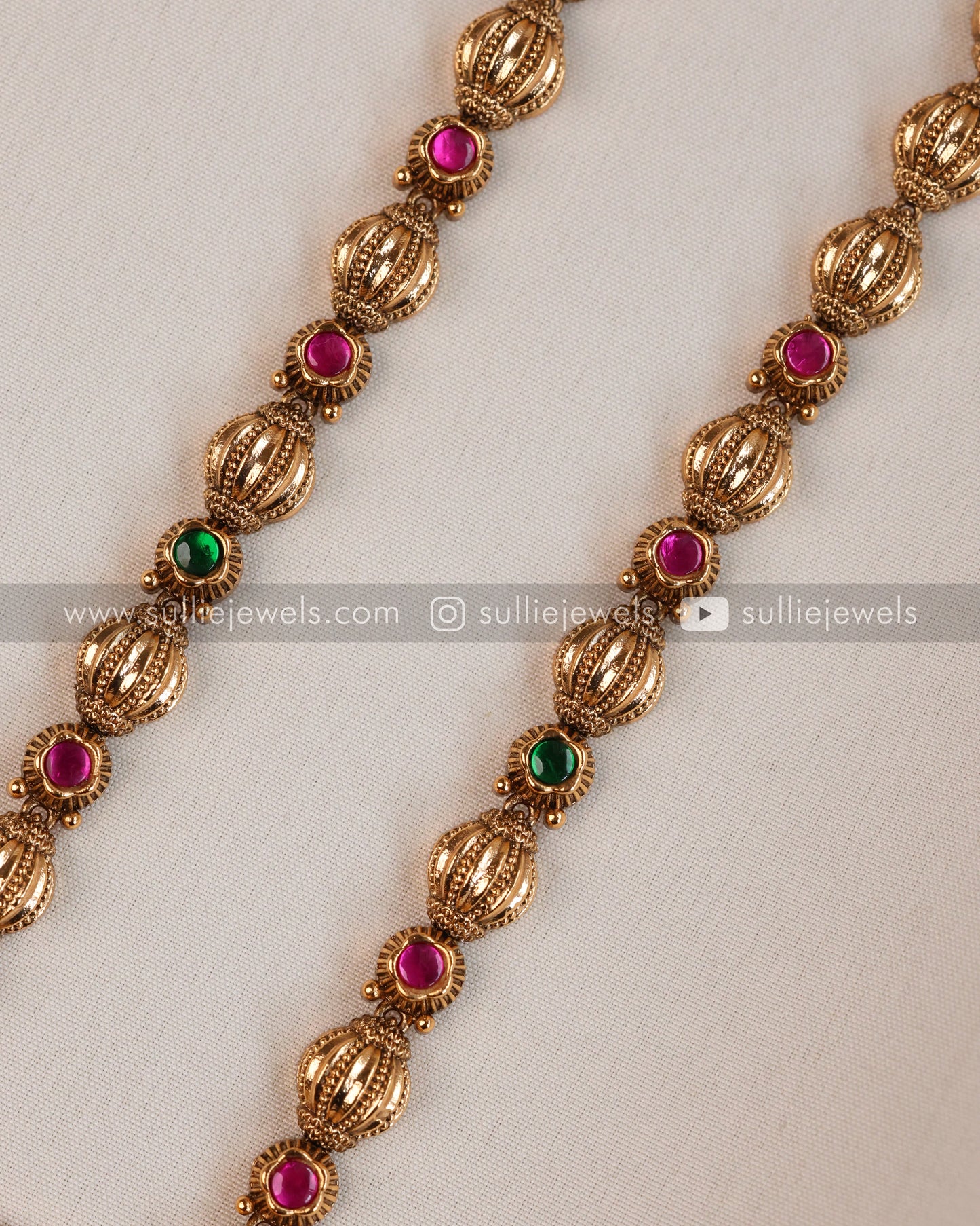 Lakshmi Premium Mint beads Bridal Combo ( 5 piece )