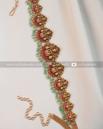 Lakshmi Premium Mint beads Bridal Combo ( 5 piece )