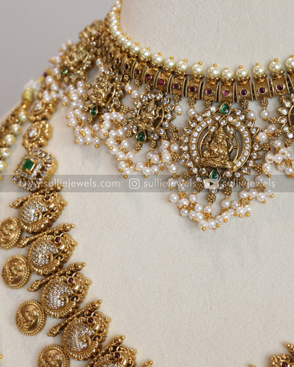 Lakshmi Diamond Premium Guttapusalu & Coin Bridal Combo ( 5 piece )