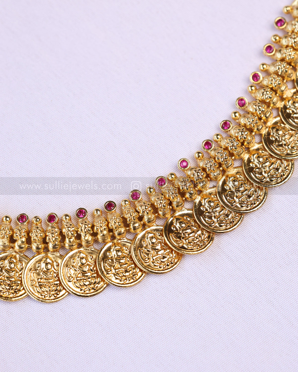 3944 - Gold Plated Kashumaala / Necklace