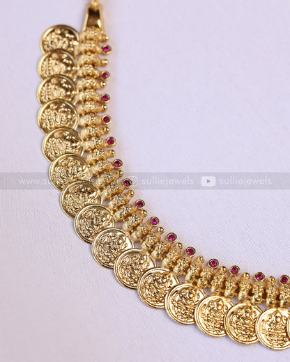 3944 - Gold Plated Kashumaala / Necklace