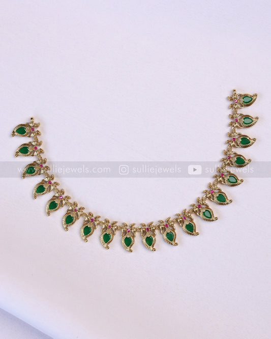 3818 -  Palakka Mango Necklace with Stud