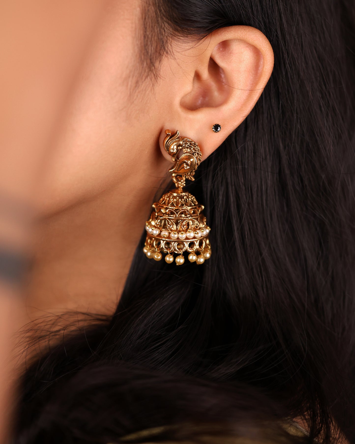 Lakshmi Pearl Bridal Haram or Long Necklace