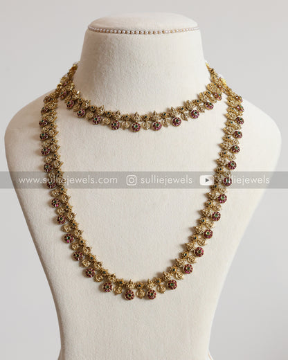 Kemp Stone Coin Minimal Bridal Combo ( 3 piece )