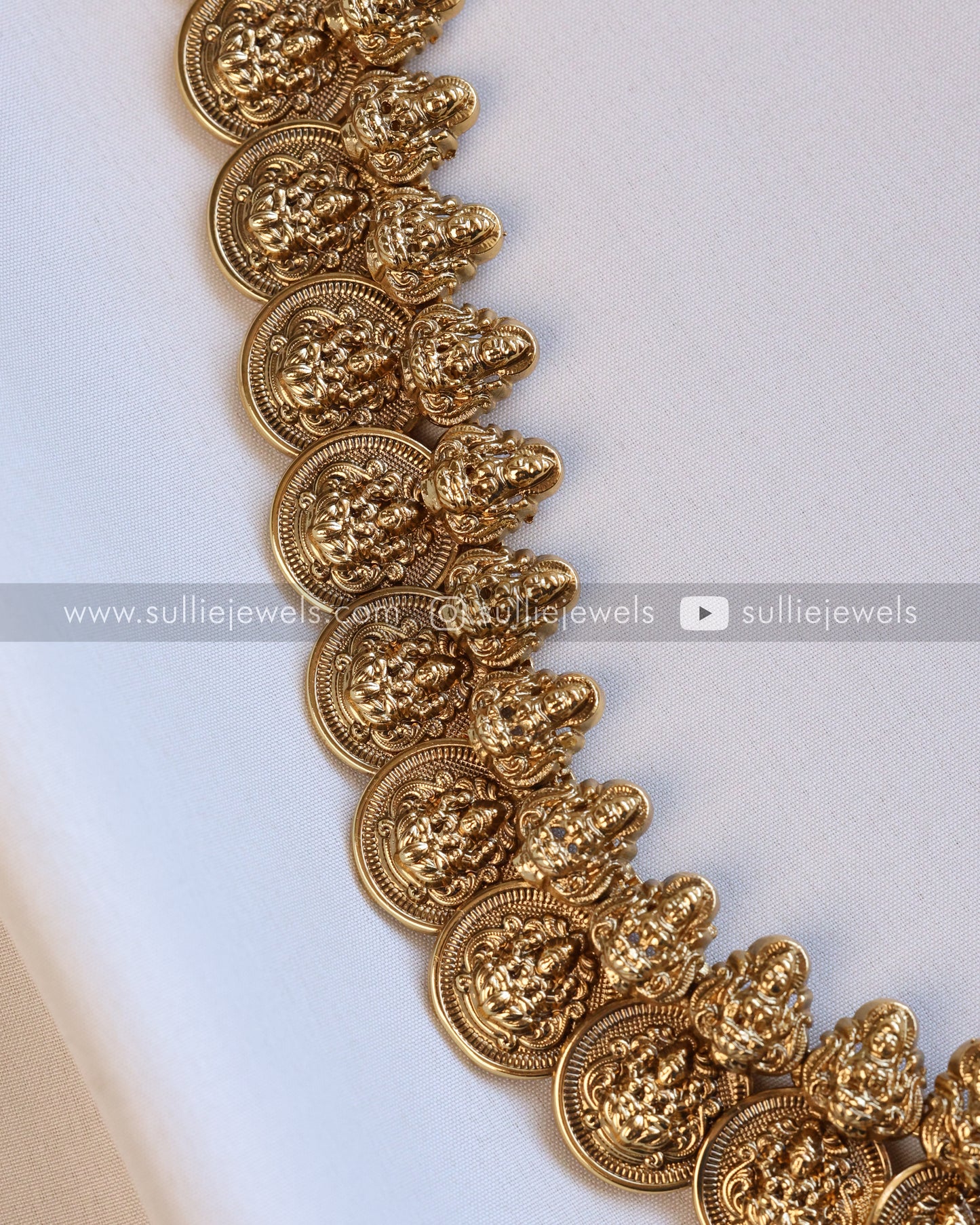 Antique Premium Kaashumaala / Coin Long Chain / Haaram with Jhumka
