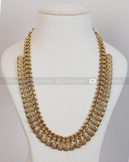 7200 - Peacock Coin Haaram with Jhumka