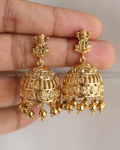 7200 - Peacock Coin Haaram with Jhumka