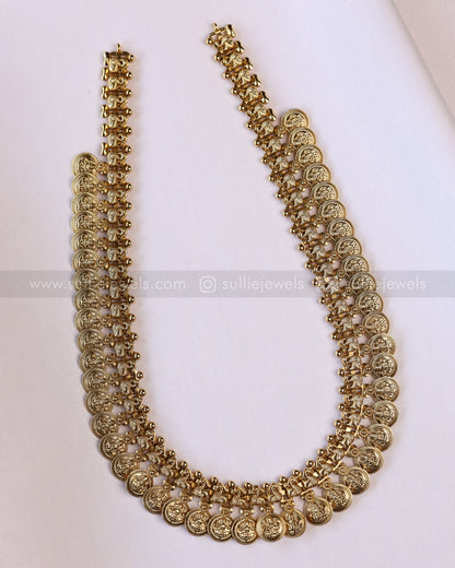 7200 - Peacock Coin Haaram with Jhumka