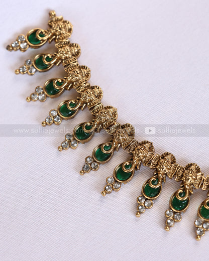 3893 - Sullie Basic Ruby Lakshmi Necklace with Earrings