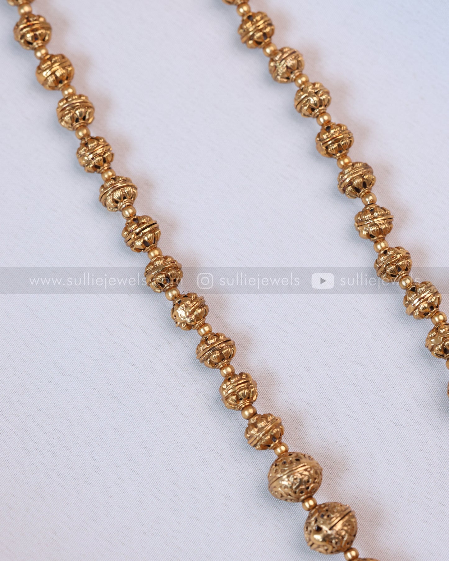 6073 - Sullie Basic Goddess Ball Chain Pendant with Jhumka