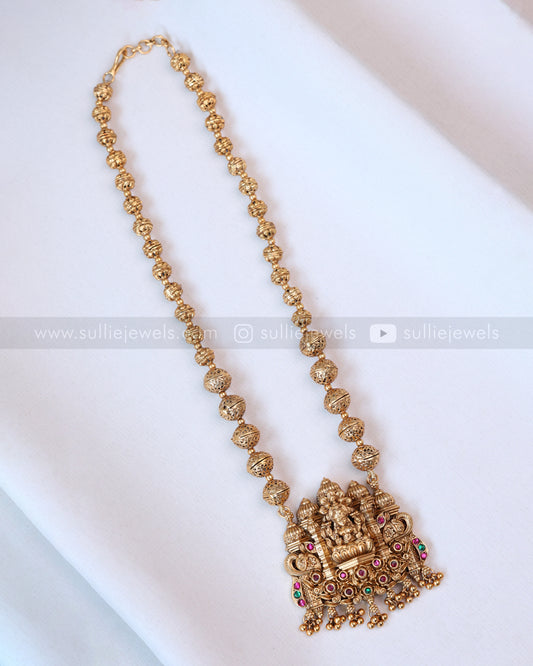 6073 - Sullie Basic Goddess Ball Chain Pendant with Jhumka