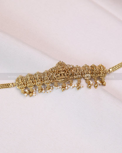 2127 - Minimal Goddess Choker with Stud
