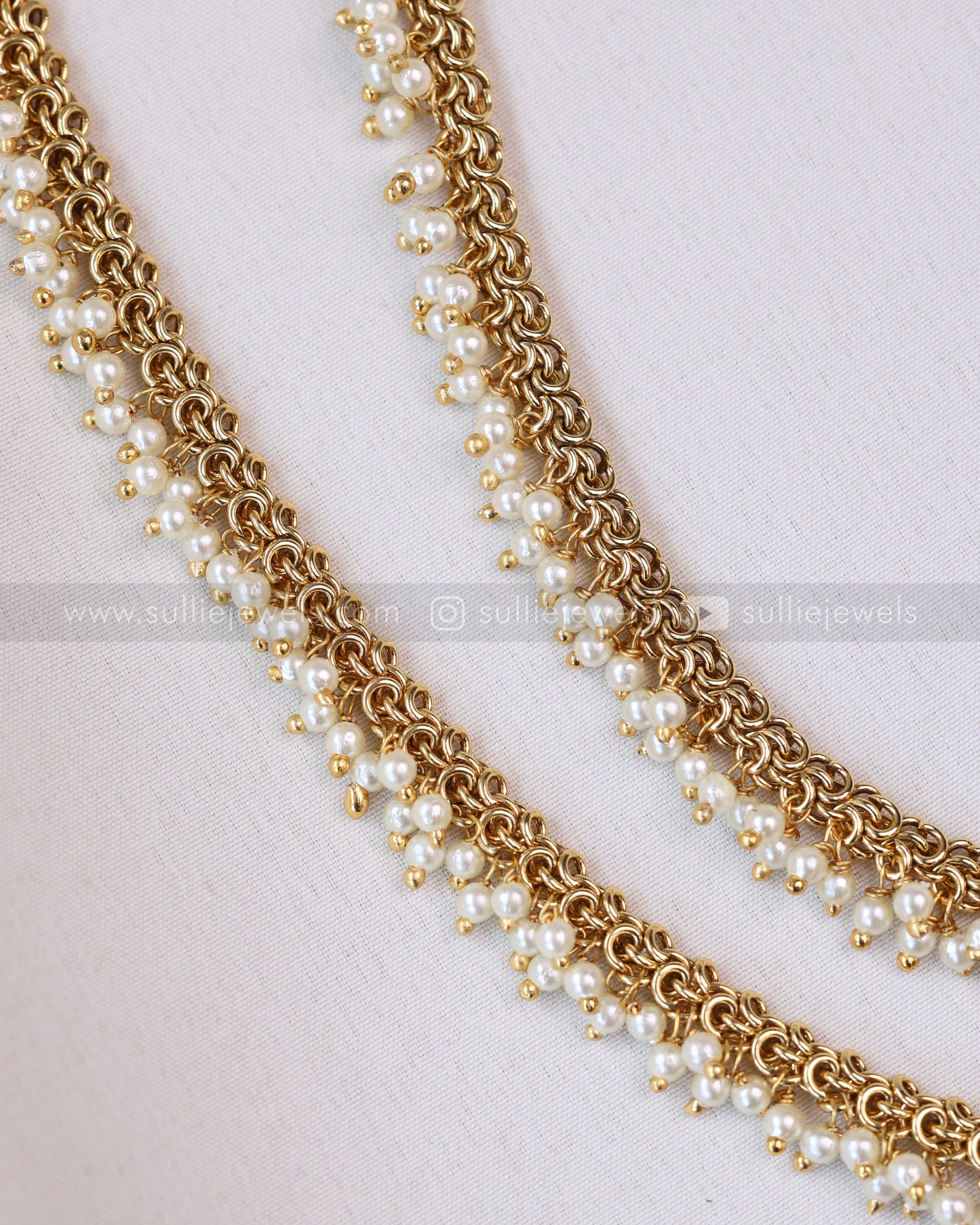 AK108 - Pearl Beads Design Anklet