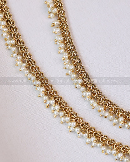 AK108 - Pearl Beads Design Anklet
