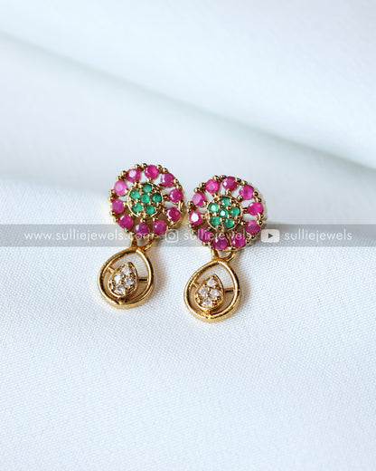 Diamond Mini Raindrop Necklace Set