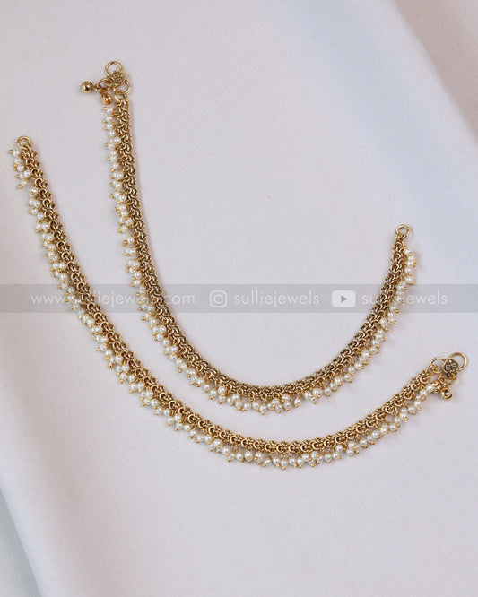 AK108 - Pearl Beads Design Anklet