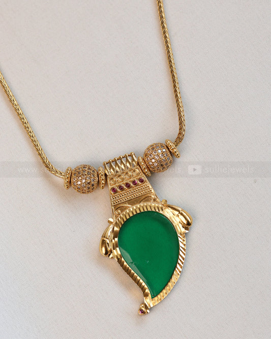 Mango Palakka Pendant with Stud