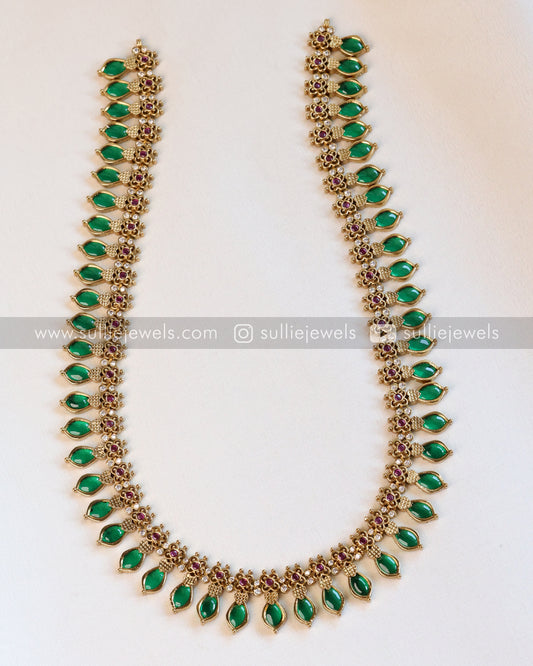 Emerald Premium Long Chain / Haaram with Stud