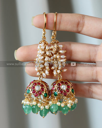Kemp & Rice Pearl Premium Jhumka
