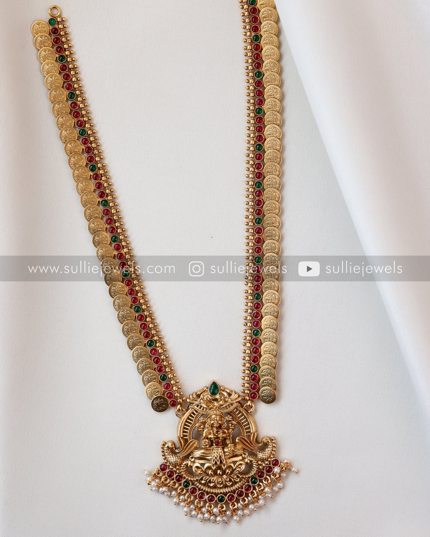 Lakshmi Coin Haram with Earrings