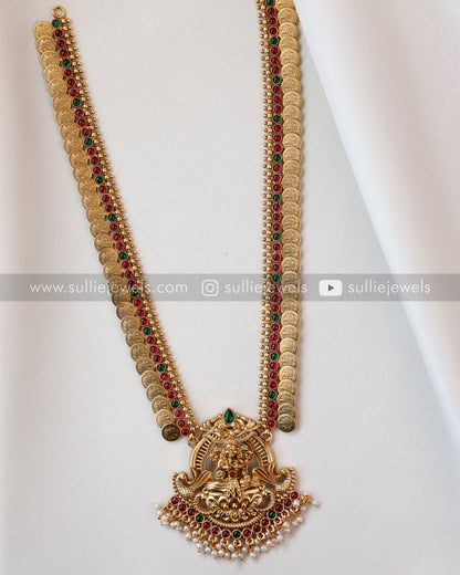 Lakshmi Coin Haram with Earrings