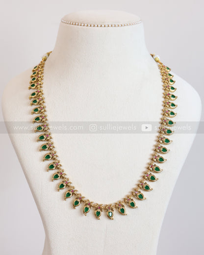 7192 -  Palakka Mango Long Chain with Stud