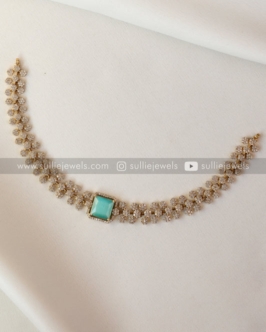 Pastel Green AD Centre Stone Layered Combo