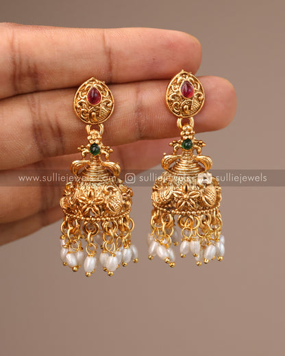 Lakshmi Long Chain / Haaram with Jhumka