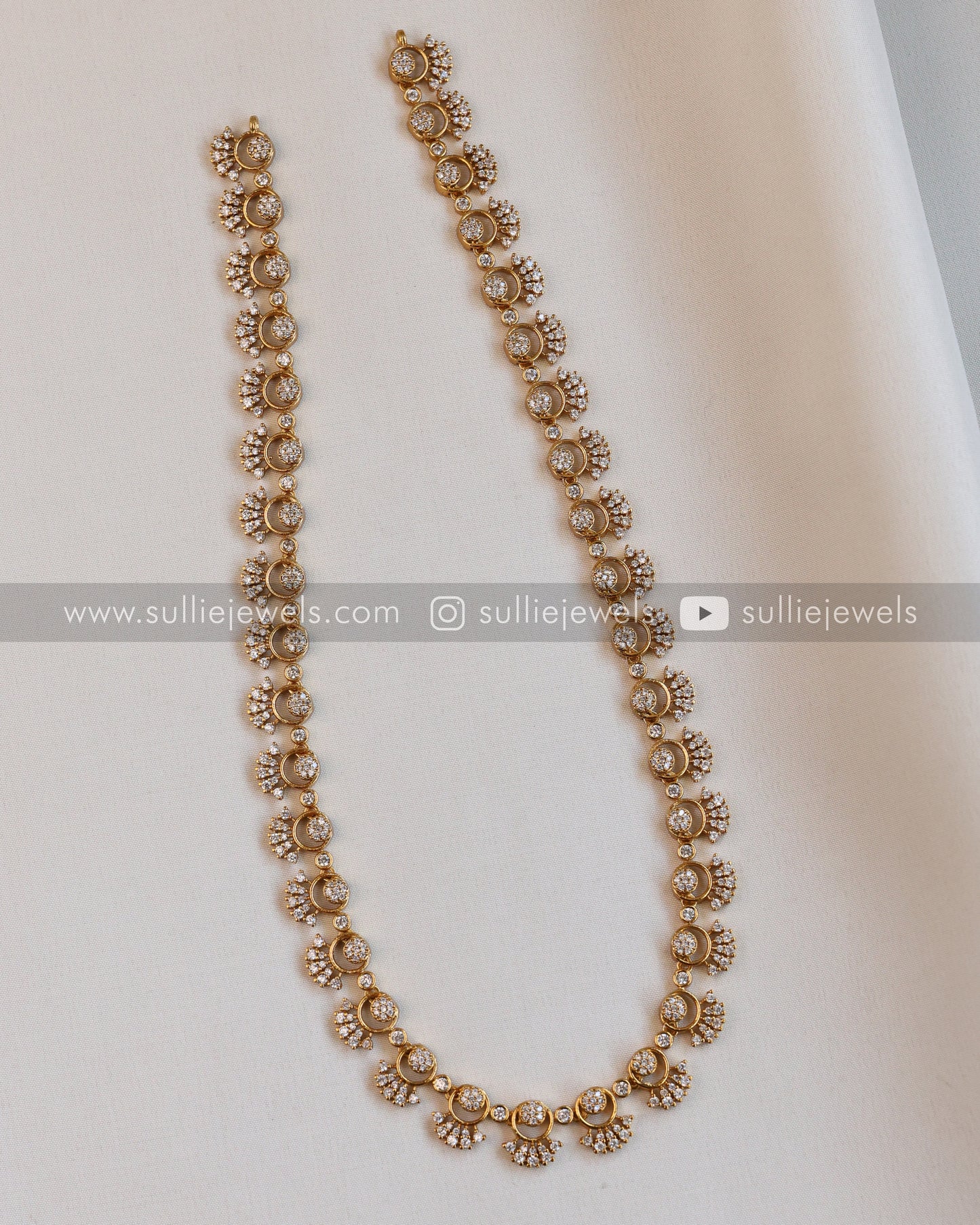 Diamond Lookalike Long Chain with Stud