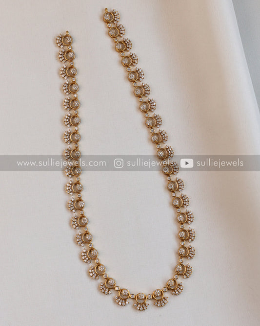Diamond Lookalike Long Chain with Stud