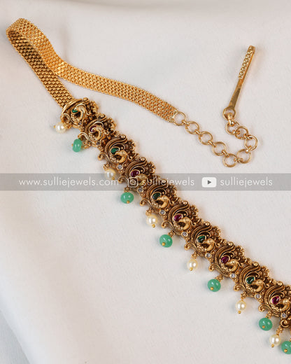 Premium Mint Beads Minimal Goddess Hipchain