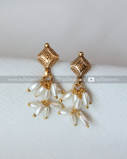 Guttapusalu Necklace Set with Earring