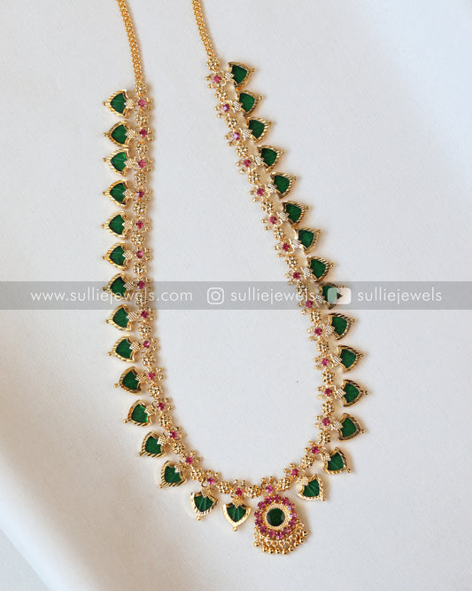 Gold Plated Nagapadam - Kerala Palakka Long Chain