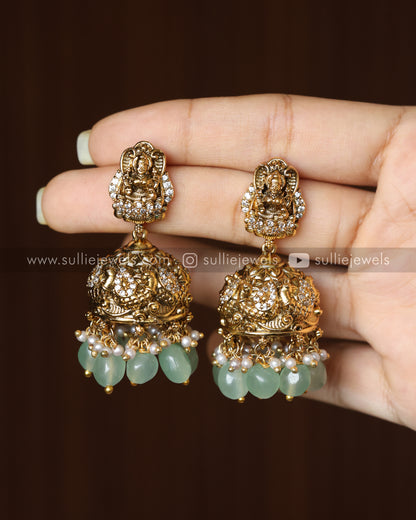 Lakshmi Premium Victorian Mint Beads Bridal Combo ( 5 piece )