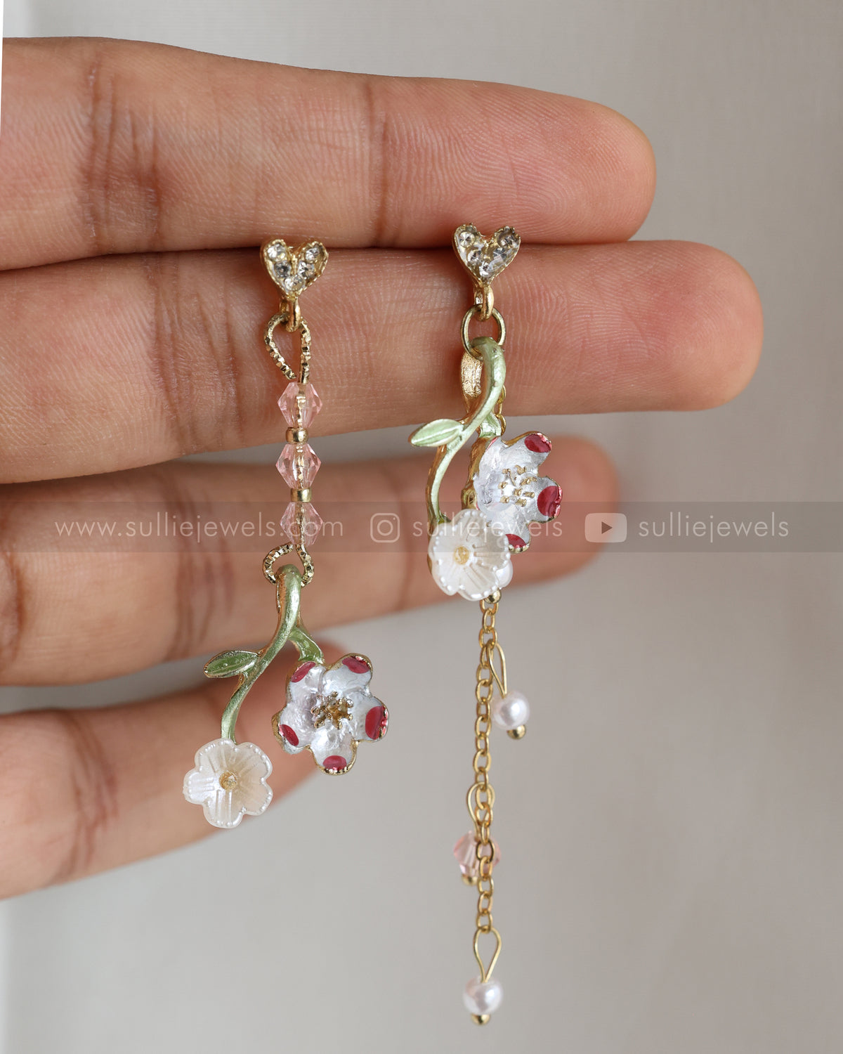 W146 - Korean-style Dangle Drop Earrings