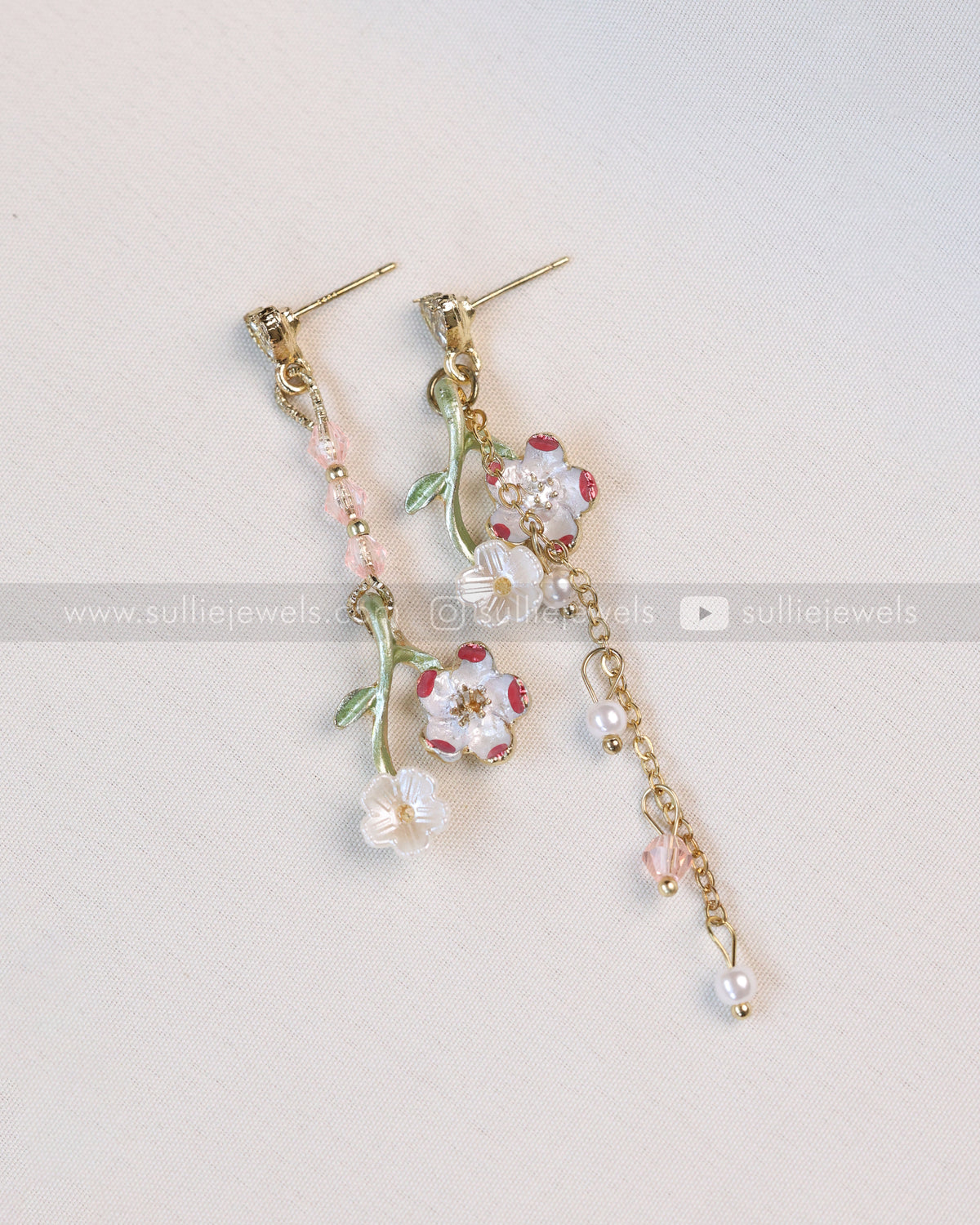 W146 - Korean-style Dangle Drop Earrings