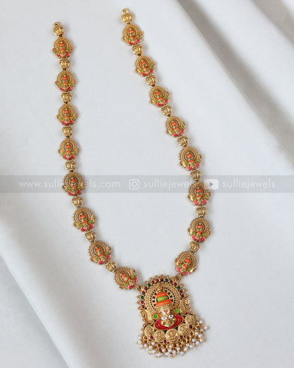7170 - Kerala Style Kathakali Longchain with Stud