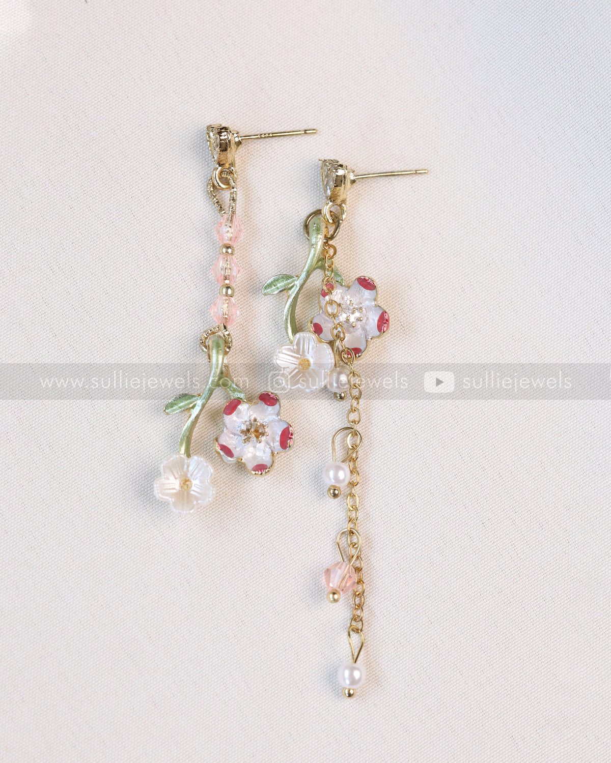 W146 - Korean-style Dangle Drop Earrings