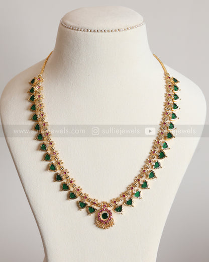 Gold Plated Nagapadam - Kerala Palakka Long Chain