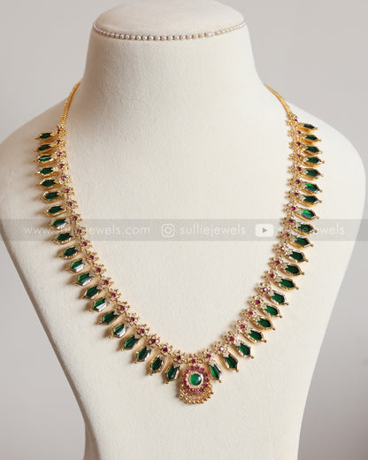 Gold Plated Nagapadam - Kerala Palakka Long Chain