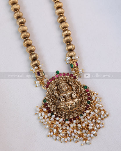 6052 - Sullie Basic Guttapusalu Ball Chain Goddess Pendant with Stud