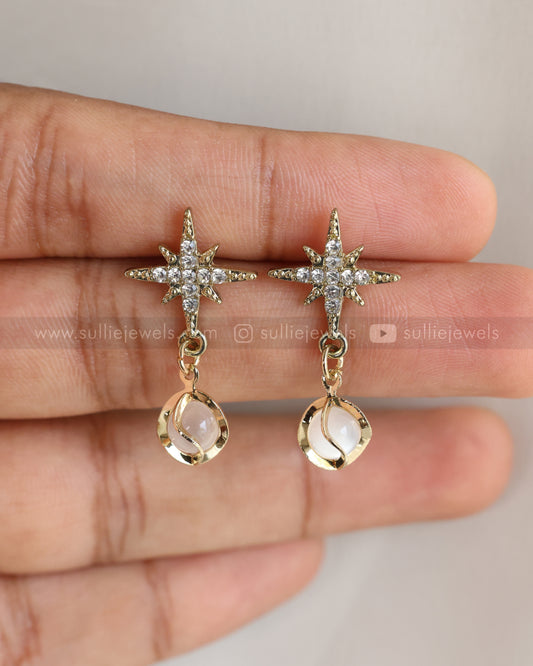 W120 - Crystal Star Stud Earrings