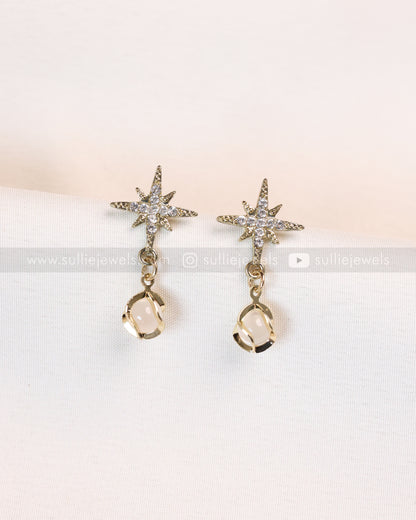 W120 - Crystal Star Stud Earrings