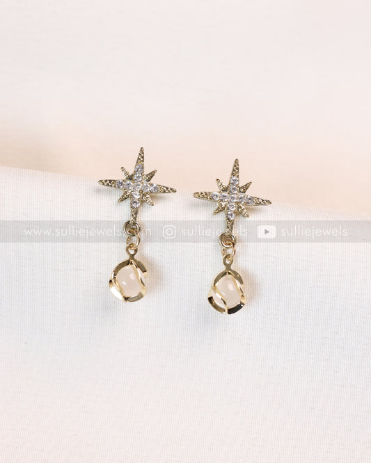 W120 - Crystal Star Stud Earrings