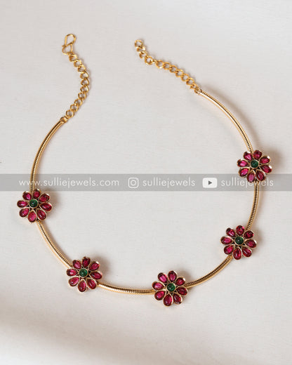 Sullie Basic - Ruby Flower Hasli with Stud