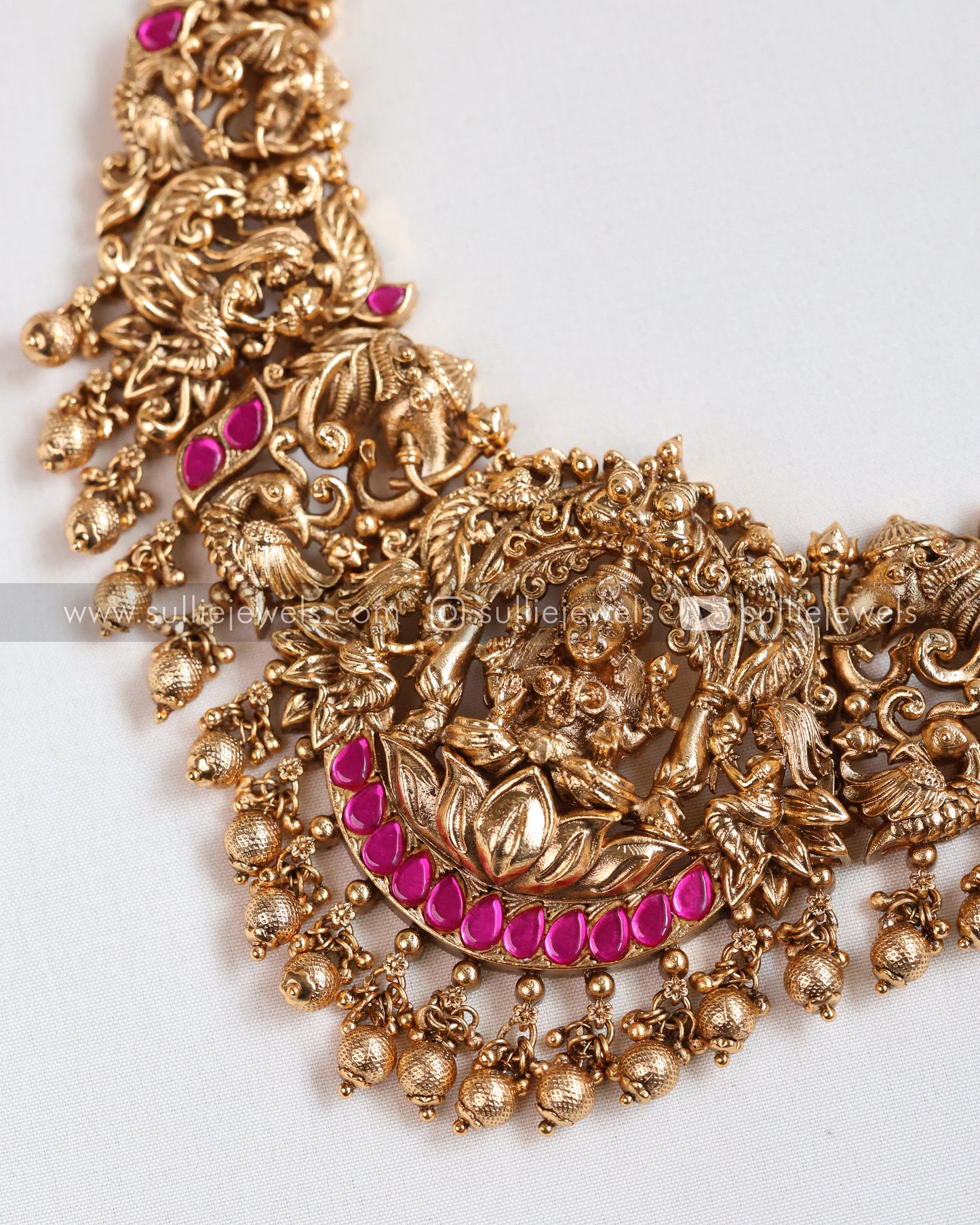 Lakshmi Premium Necklace with Jhumka
