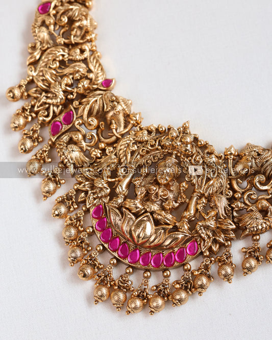 Lakshmi Premium Necklace with Jhumka
