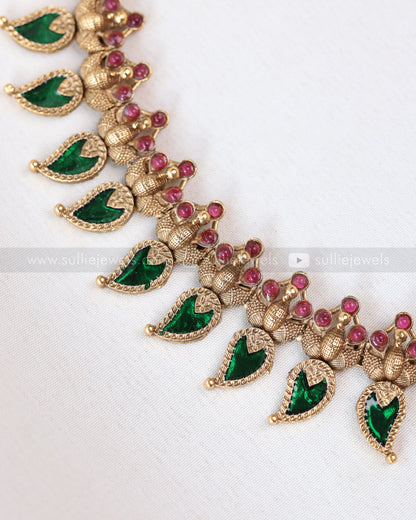 3768 - Sullie Basic Palakka Mango Necklace with Stud